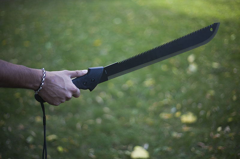 Gerber Gator Machete Saw Back Outdoor Knife Review